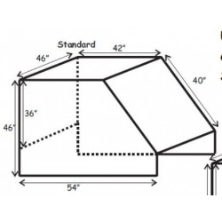 Heavy Duty Full Forklift Cab Enclosure Cover