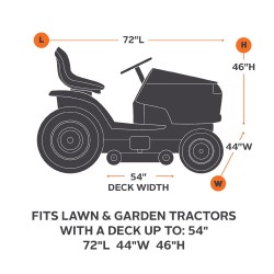 Lawn Tractor Cover - Black
