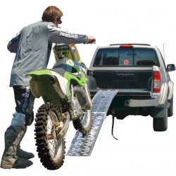 Single Plate-Style Motorcycle Ramp